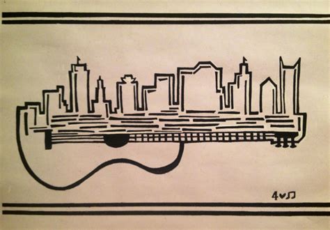 Nashville Skyline Tattoo - Printable Calendars AT A GLANCE