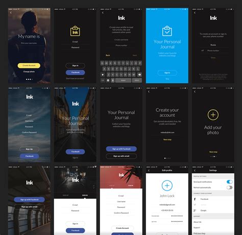 screen design ideas interface design interactive design web design