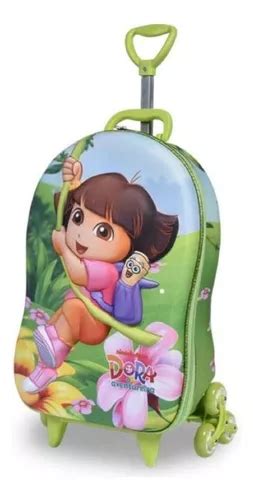 Mochila 3 Rodas Dora Aventureira 3d Parcelamento Sem Juros