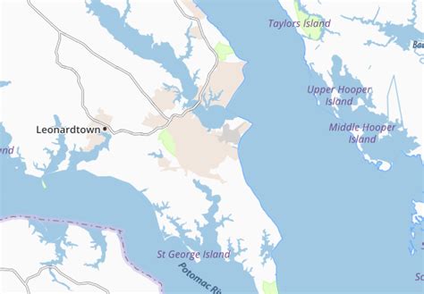 MICHELIN Patuxent River map - ViaMichelin