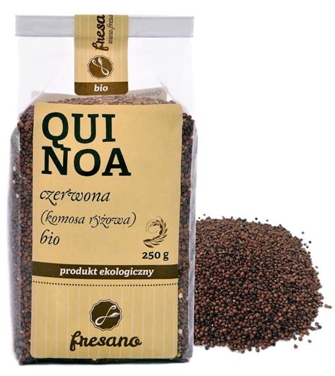 Quinoa czerwona komosa ryżowa BIO 250 g Fresano TASTI Smakuj życie