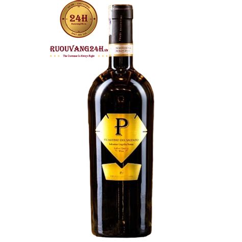 Rượu Vang P Golden Primitivo Del Salento Rượu Vang 24H