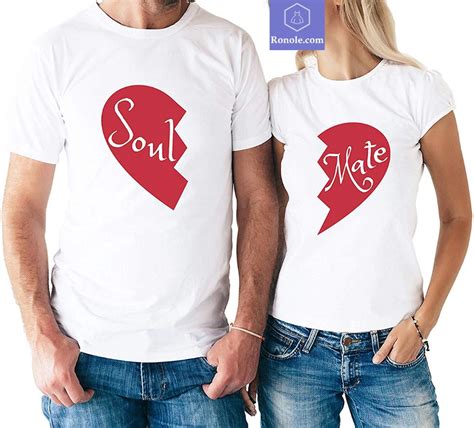 Soul Mate Couple Valentines Day T Shirt Lovely Matching Couple T Shir