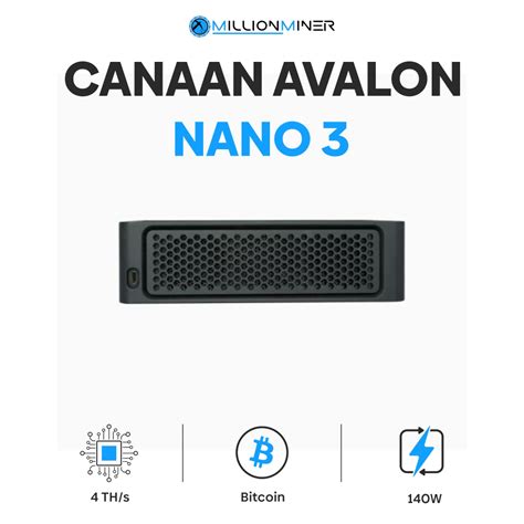 Canaan Lucky Miner Avalon Nano Solo Bitcoin Miner Up To Th S