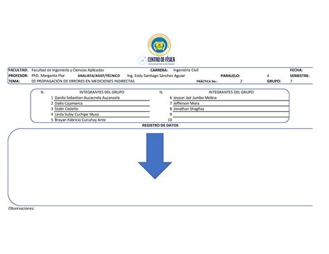 02 Propagación DE Errores EN Mediciones Indirectas 1 Grupo N