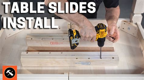 DIY Extension Table How To Install Table Slides And Locks Builder S