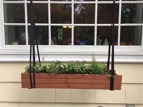 Hanging Window Box Herb Garden Window Box Herb Garden Hanging Window Boxes Window Box