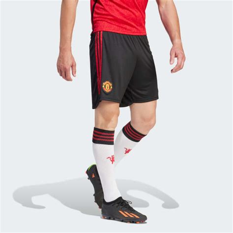 Adidas Manchester United 23 24 Home Shorts Black Free Delivery