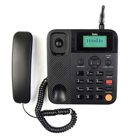 Buy Dual Sim Card Based Gsm Landline Telephone With Fm Radio Ittelic