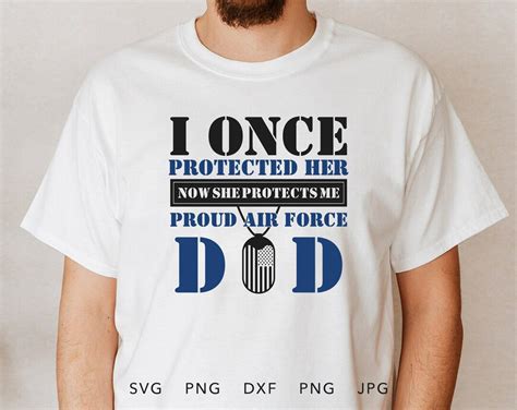 Proud Air Force Dad SVG PNG DXF Eps Air Force Dad Shirt