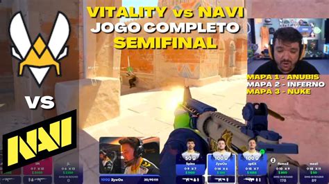 Vitality Vs Navi Semifinal Completa Todos Os Mapas Blast Premier