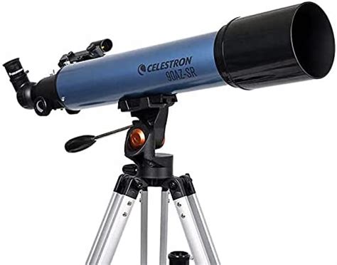 Celestron Inspire 90mm AZ Telescope DiscoAzul Pt