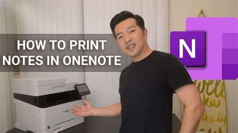 How To Print Onenote Note Pages Youtube