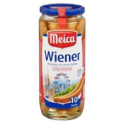 Meica Wiener W Rstchen Im Zarten Saitling St Ck G G Glas