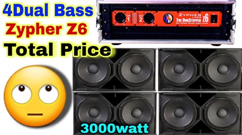 Dual Bass And Zypher Z Amplifier Price Details Bass Complete Setup