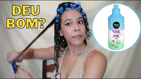 Testei O Creme Profix De Coco Da Salon Line Beatriz Santana Youtube