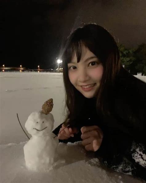 津島衣里さんのインスタグラム動画 津島衣里instagram「エリフ☃️ エリと雪の女王 エリフ 雪だるま 行くぜ東北 青森