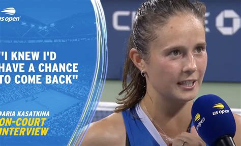 Daria Kasatkina On Court Interview 2023 US Open Round 2 VCP Tennis