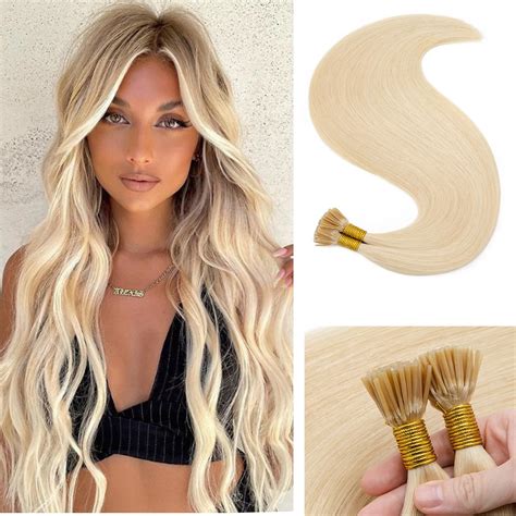 Amazon Sleekalon I Tip Hair Extension Human Hair 18 Inch Pre