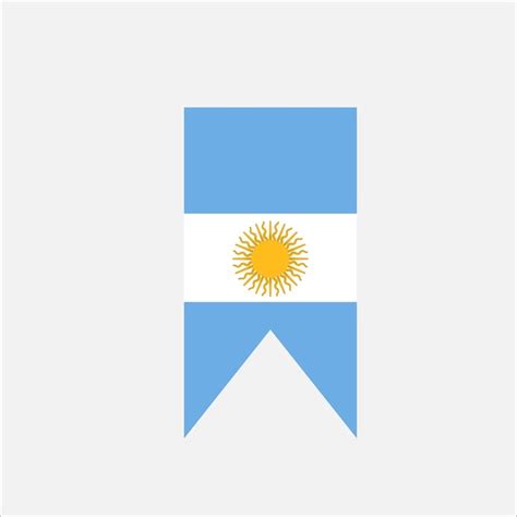 Premium Vector Argentina Flag Icon Vector Illustration