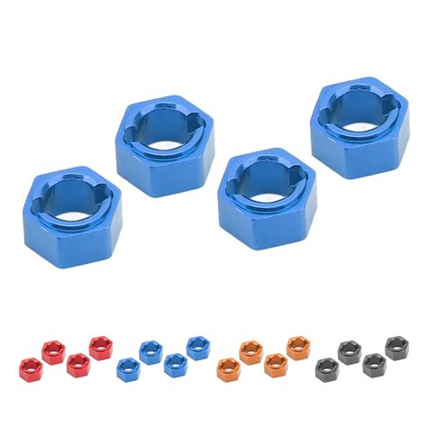 7mm Hex Wheel Hubs Professional RC Wheel Hex Drive Adapter For FMS