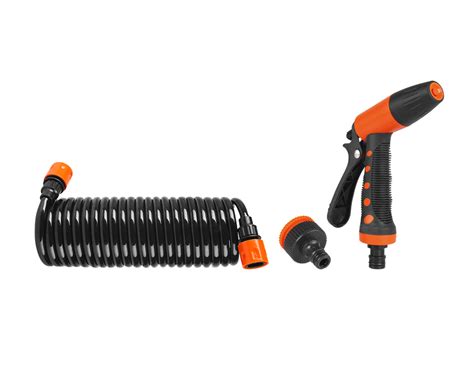 washdown hosecoil  adjustable trigger nozzle seaflo