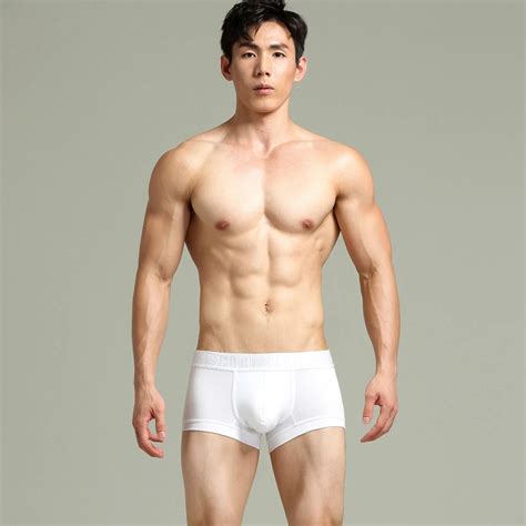 New Seobean Brand Mens Low Rise Cotton Sexy Boxer Trunk Underwear