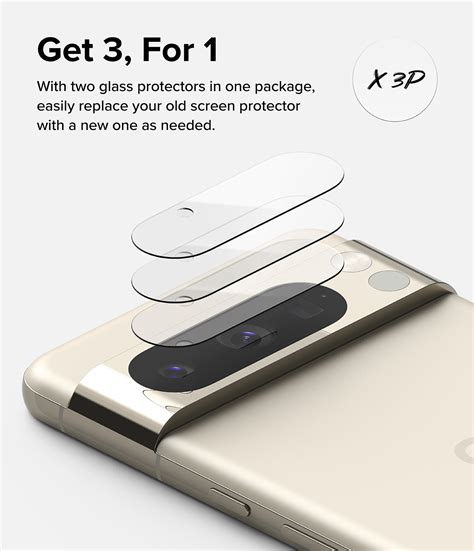 Google Pixel 8 Pro | Ringke Camera Lens Protector Glass [3P] – Ringke