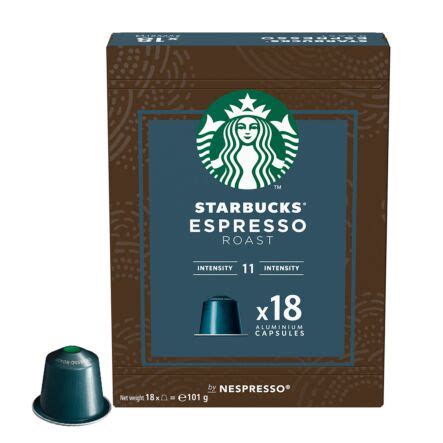 Starbucks Espresso Roast 18 Capsules For Nespresso For 4 90