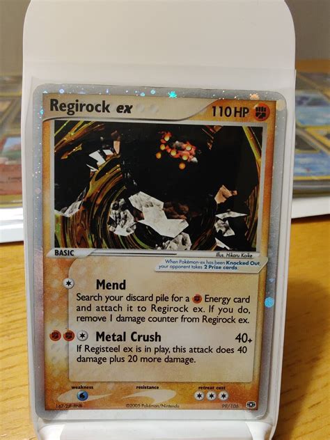 Pokémon TCG Regirock ex EX Emerald 99 106 Holo Holo Rare EX eBay