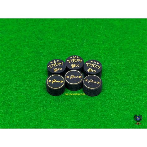 Original Taom Pro Snooker Cue Tip Shopee Malaysia