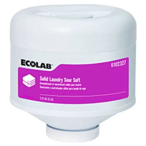 Ecolab Solid Laundry Sour Soft 2 6 Lb HD Supply