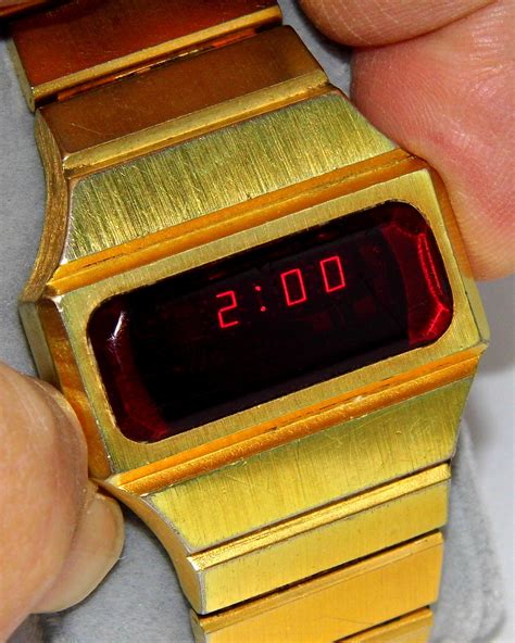 Vintage Benrus Men S Electronic Digital Watch Red LED Dis Flickr