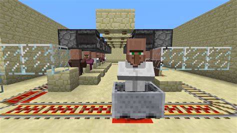 Villager Sorter Minecraft Redstone Tutorial Youtube