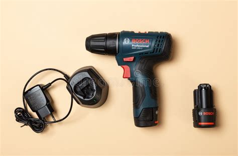 The Bosch Professional Gsr 120 LI Full Compilation Editorial Image