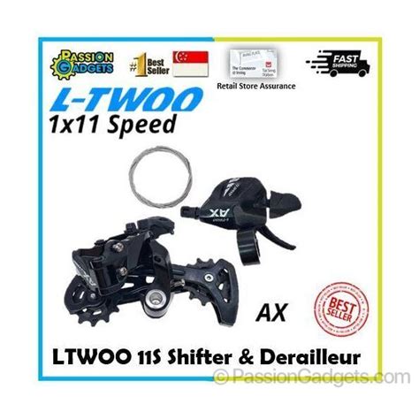 Ltwoo Ax X Speed Group Set Shifter Lever And Rear Derailleur Long