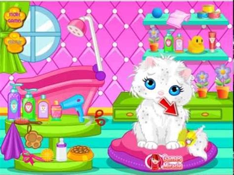 Игра для девочек: Уход за животными. Уход за котенком. Мультики для ...