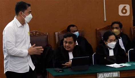 Arif Rachman Arifin Jalani Sidang Vonis Kasus Perintangan Penyidikan