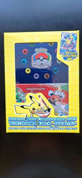 Pokémon World Championships 2023 Yokohama Deck Pikachu Kaufen Auf Ricardo