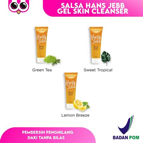 Jual SALSA HANS JEBB GEL SKIN CLEANSER PEMBERSIH PENGHILANG DAKI