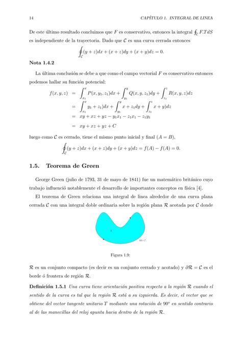 Integral De Linea Integral De Superficie Y Aplicaciones Pdf