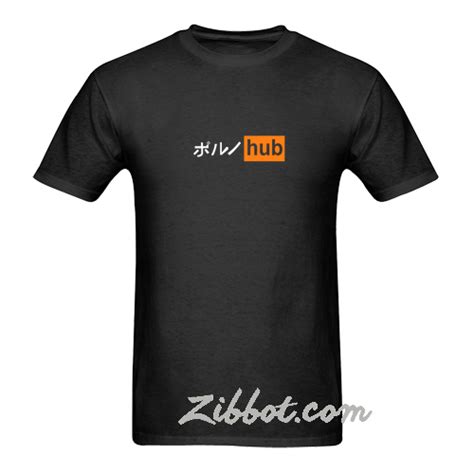 Porn Hub Japanese Letter T Shirt