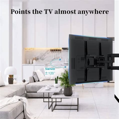 Awh Full Motion Tv Wall Mount For Inch Tvs Swivel And Tilt Tv