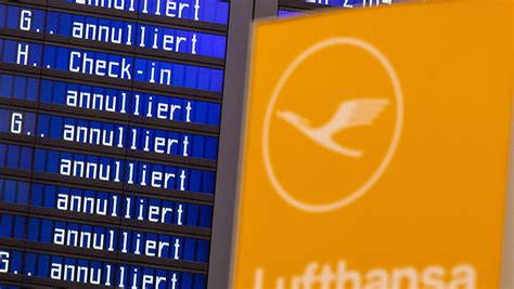 Lufthansa streicht am heute 800 Flüge auch München betroffen