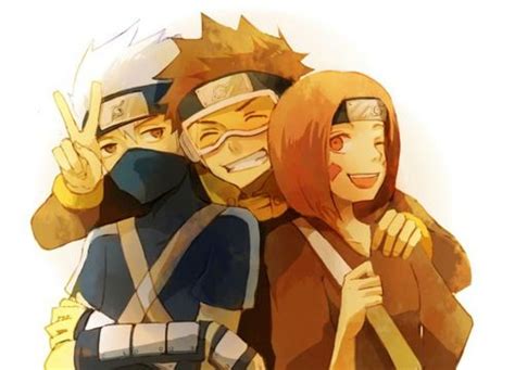 Kakashi, Obito and Rin - Naruto Fan Art (36481112) - Fanpop