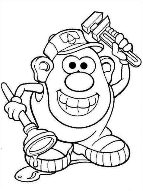 Mr Potato Head coloring pages