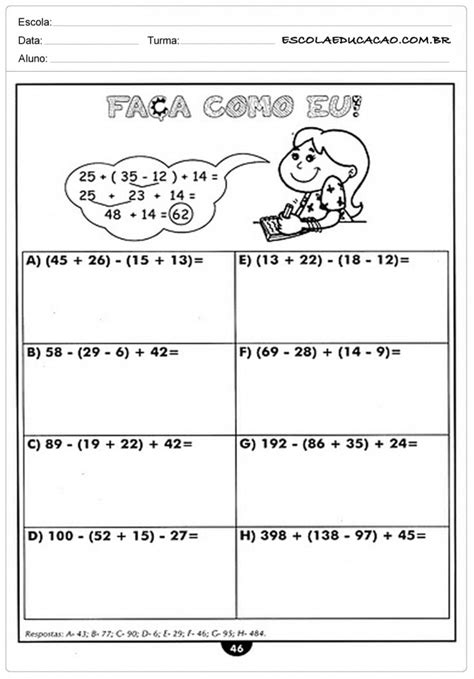 Atividade De Matem Tica Online Exercise For Ano Fundamental Lucox Cl