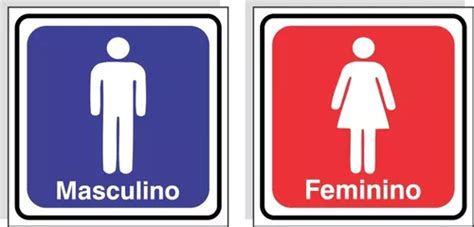 Placa Banheiro Masculino E Feminino Wc Sanitário 15x15cm Parcelamento