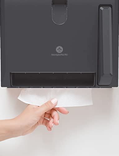 how to open georgia pacific paper towel dispenser without key