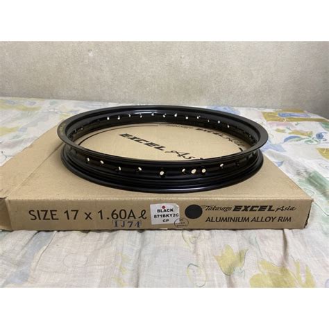 Takasago Excel Rim Asia 160 X 17 Black 1pcs Shopee Malaysia